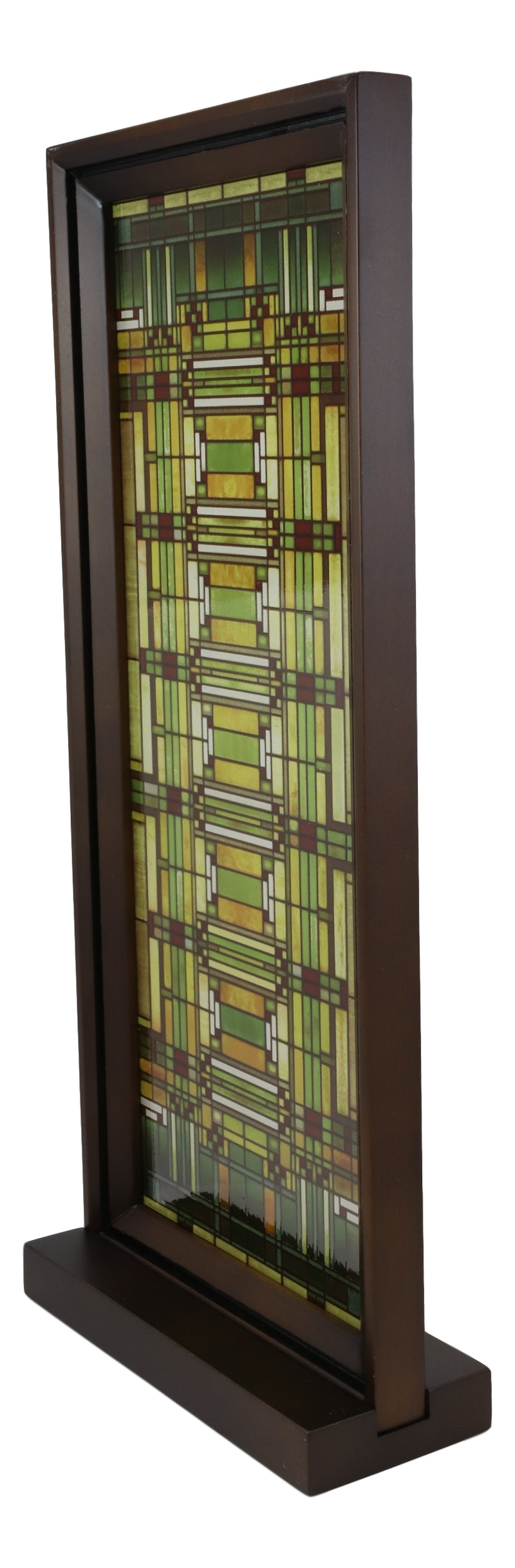 Ebros Frank Lloyd Wright Oak Park Studio Sky Stained Glass Desktop Or Wall Plaque