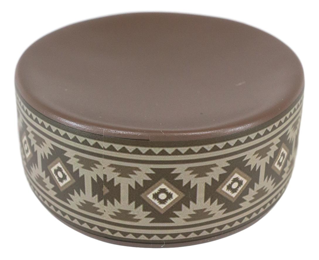 Ebros Western Running Horses With Southwest Navajo Vectors Bathroom Bar Soap Dish Tray