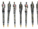 Pack Of 12 Medieval Crusader Knights Of The Cross Writing Pens Office Stationery