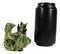 Green Dragon Perching On Castle Parapet Allure Roof Incense Burner Figurine