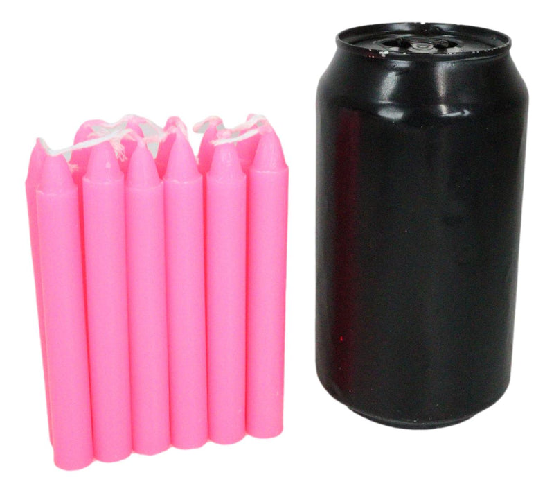 Pink Love Friendship Pack of 12 Wicca Occult Witch Ritual Spell Chime Candles