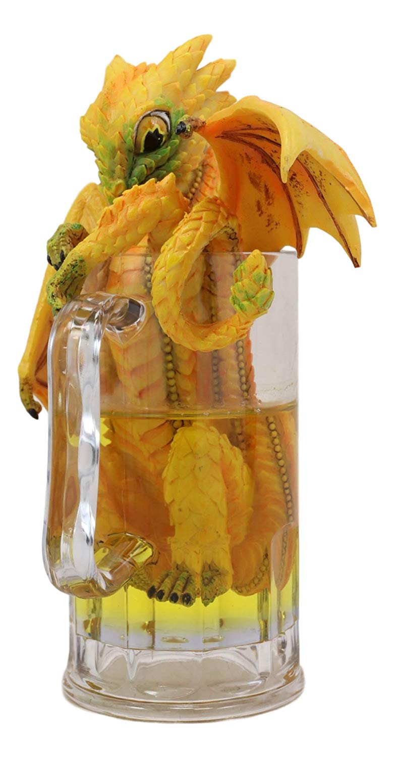 Ebros Spirit Drinks and Dragons Beer Fest Dragon Statue 7.75" Tall Fantasy