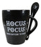 Witchcraft Wicca Hocus Pocus Crescent Moon Stars Coffee Mug And Spoon Set