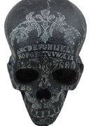 Ebros Black Astrology Paranormal Ouija Spirit Skull Statue 8.5"L Supernatural