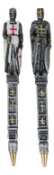 Pack Of 12 Medieval Crusader Knights Of The Cross Writing Pens Office Stationery