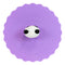 Set Of 4 Purple Panda Reusable Silicone Coffee Tea Cup Cover Lids Air Tight