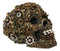Ebros Steampunk Junkyard Gearwork Mechanic Gears Nuts Bolts And Screws Skull Statue