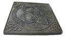Wicca Halloween Black Cat Sees and Tells Fortune Teller Resin Stepping Stone