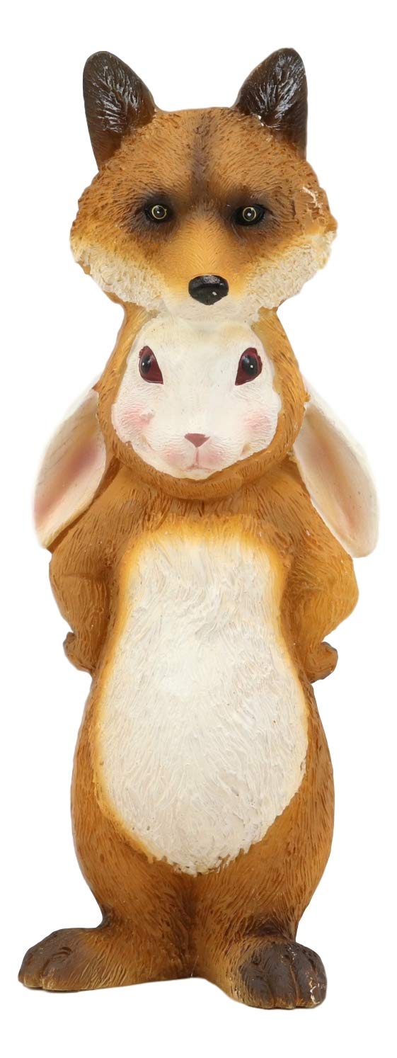 Ebros Dupers Collection Brer Rabbit in Fox Costume Statue 5.75" Tall Crafty Hare Animal Decor Figurine Remus Fairy Tale Collectible