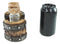 Rustic Western Star Cross With Faux Wood Barrel Base With Salt & Pepper Shakers