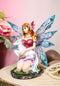 Ebros Enchanted Forest Lavender Fairy With Baby Unicorn Figurine Myths Legends Accent