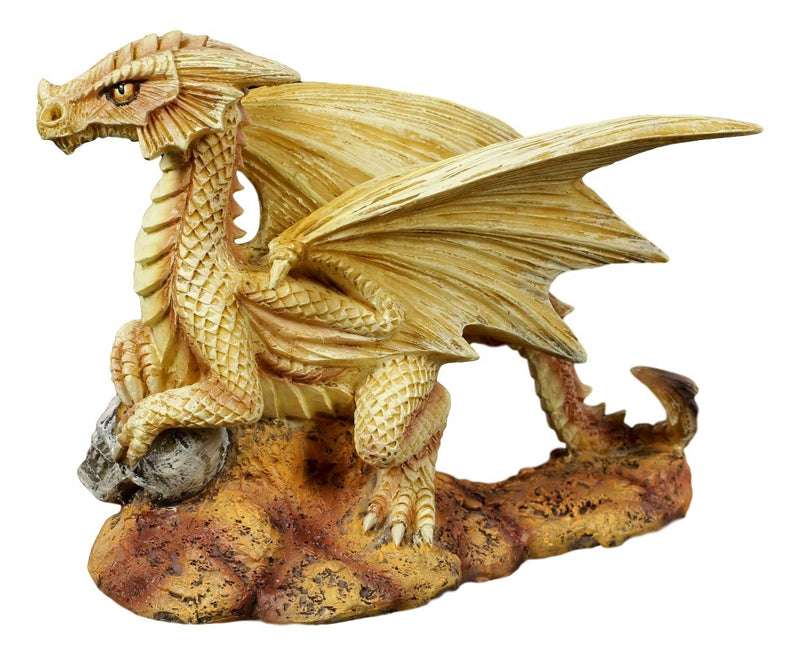 Ebros Desert Sand Element Baby Wyrmling Dragon Statue Anne Stokes Fantasy 5.25"L