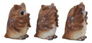 Ebros See Hear Speak No Evil Wise Owls Decor Set Wisdom Of The Woods Owl Hoot