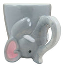 Topsy Turvy Ceramic Safari Jumbo Elephant Coffee Tea Mug Drink Cup 11oz Decor