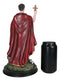 Saint Expedite Roman Centurion Christian Martyr Figurine Brass Plate Base 12"H