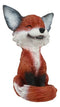 Ebros Sinister Grinning Urban Fox TeeHee Pets Collectible Statue 4.25" Tall
