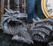 Gothic Mythical Guardian Dragon Gargoyle Incense Stick And Taper Candle Holder