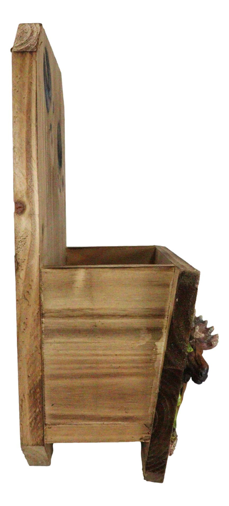 Ebros Western Moose By Pine Trees Forest And Trail Wall Planter Or Mail Holder