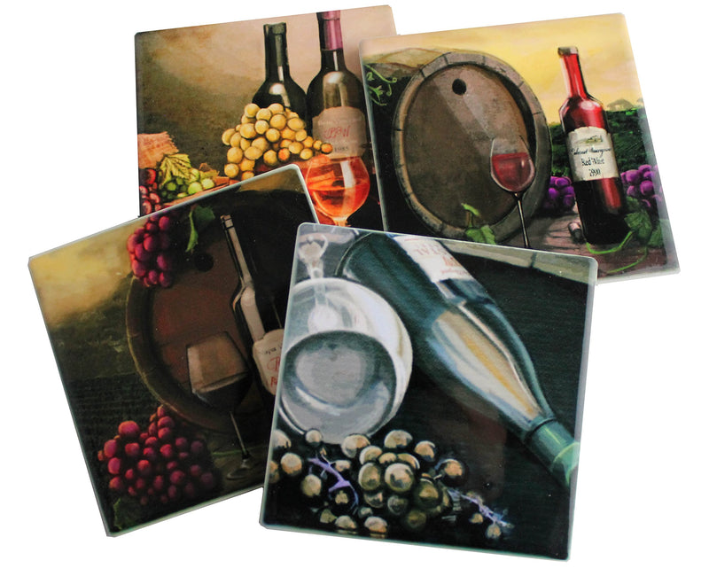 Wine with Everything- Protect Your Furniture with These Decorative Coasters