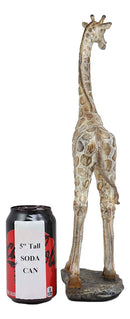 Ebros Large Mosaic Giraffe Statue 15.25" Tall Safari Savannah Standing Reticulated Giraffes Long Neck Animal Figurine Madagascar Africa Wildlife Decor and Gifts