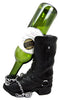 Ebros Gift Chained Biker Skull Death Angel Boot Wine Holder Figurine 8.5"H