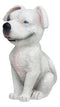Sinister Pets Grinning Street White Tramp Dog Figurine Teehee Pets Collectible