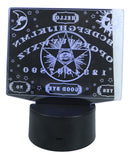 Ebros Ouija Spirit Board Eye of Providence Acrylic Panel Colorful LED NightLight