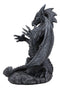 Ebros Gothic Standing Guardian Dragon Cell Phone Holder Figurine Office Decor