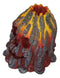 Haunted Volcano Lava Magma Fire Grinning Skull LED Night Light Lamp Figurine