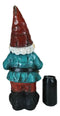 Whimsical Festive Garden Mr Gnome And Bluebird With Love Grows Here Sign Statue