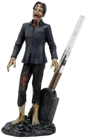 Ebros Zombie With Pen Holder Collectible Figurine Office Decor Desktop