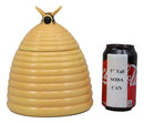 Ebros Rustic Wildlife Busy Honey Bumblebee Bee Hive Beehive Ceramic Cookie Jar 8"Tall