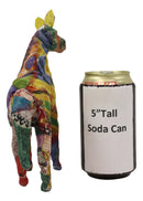 Safari Zebra Horse Hand Crafted Paper Mache In Colorful Sari Fabric Figurine