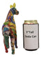 Safari Zebra Horse Hand Crafted Paper Mache In Colorful Sari Fabric Figurine