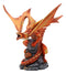 Ebros Gift Phoenix Fire Dragon & Egg Hatchling Statue 10"H Anne Stokes Fantasy