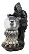 Ebros Gothic Alchemy Day of The Dead Grim Reaper Death Electric Plasma Ball Lamp