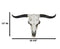 Rustic Western Longhorn Bull Cow Steer Head Skull Wall Decor Plaque 20.5"L