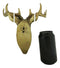 Ebros Bronzed 10 Point Buck Deer Bust Wall Hook Hanger Hunter's Game Trophy Taxidermy