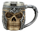 Royal Fleur De Lis Centurion Helmet Skull Coffee Mug 11oz Beer Stein Tankard