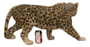 Large Lifelike Prowling Jaguar Statue 33"L Panther Cougar Puma Giant Cat Decor