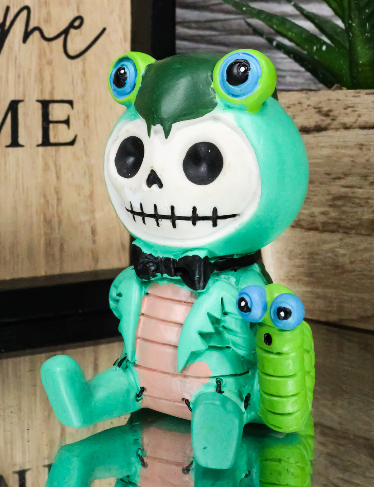 Ebros Furrybones Manny The Mantis Hooded Skeleton Monster Collectible Sculpture - Ebros Gift