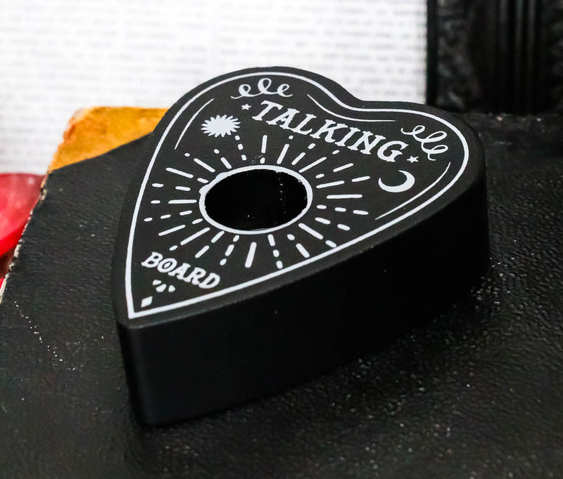 Ebros Set Of 8 Occult Ouija Spirit Board Planchette Heart Candle Stick Holder