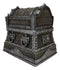 Nautical Caribbean Pirate Davy Jones Spiked Treasure Chest Small Decorative Box