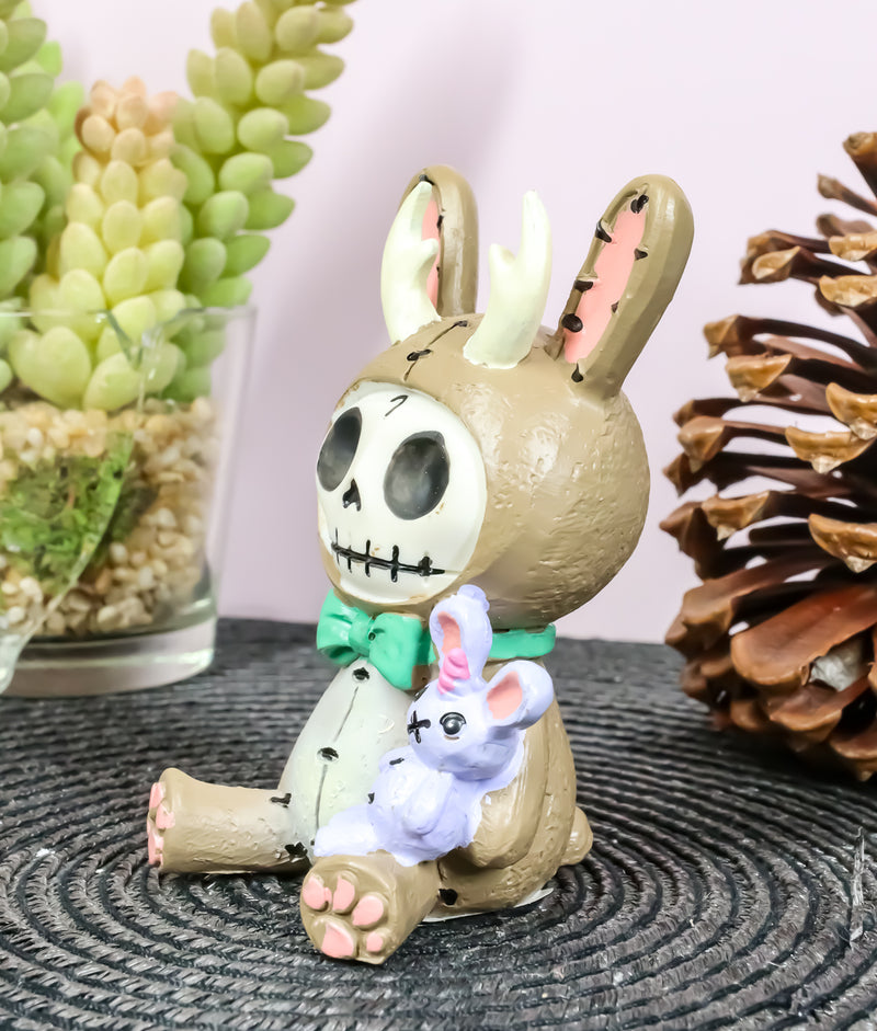 Furrybones Bun Bun Lope Christmas Jackalope With Unicorn Skeleton Figurine