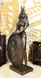 Ebros Standing Isis Statue Egyptian Goddess Bronze Finish Figurine