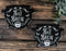 Set Of 4 Wicca Occult Bat Brew Vampire Bats Cauldron Ceramic Cork Coasters