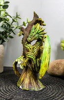 Ebros Dryad Gaia Tree Ent Earth Dragon Baby Wyrmling 5.25"H Figurine Anne Stokes