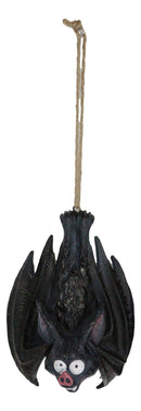 Gothic Vampire See Hear Speak No Evil Comical Bats Hanging Ornament Set of 3