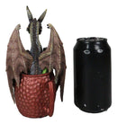 Spirit Cocktail Drink Moscow Mule Gray Dragon Bathing Faux Copper Mug Figurine