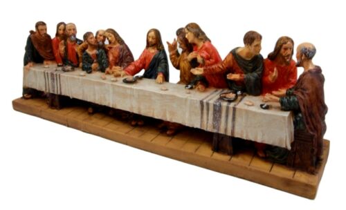 Ebros Da Vinci The Last Supper Of Jesus and Disciples Holy Communion Figurine 12.25"L